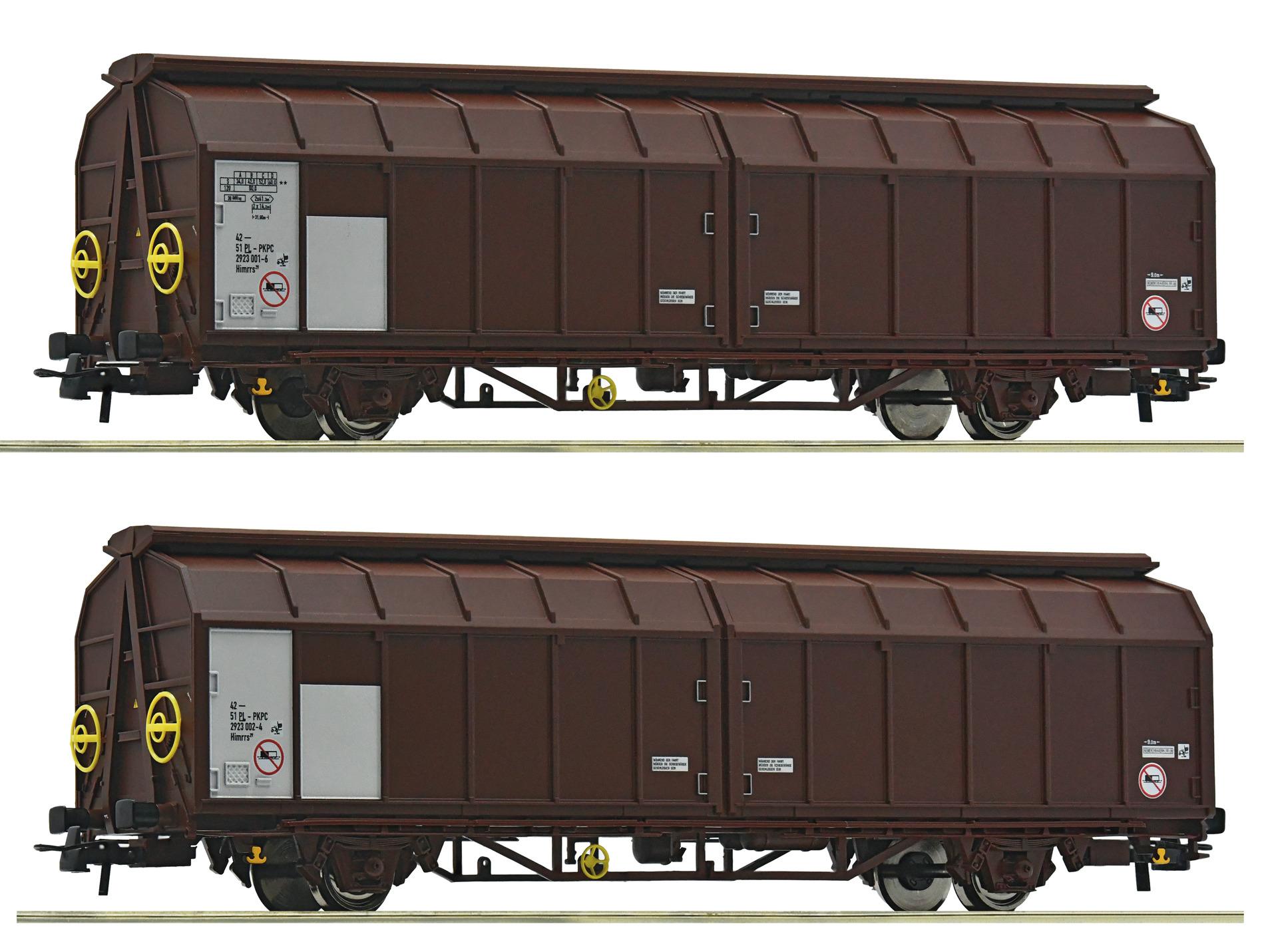 Coffret de deux wagons couverts type Himrrs 29, epoque IV