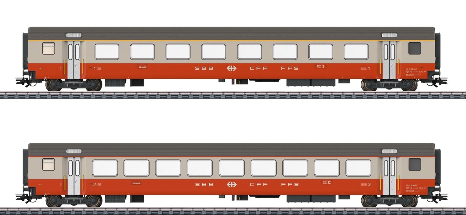 Coffret de voitures type EWIII Swiss Express