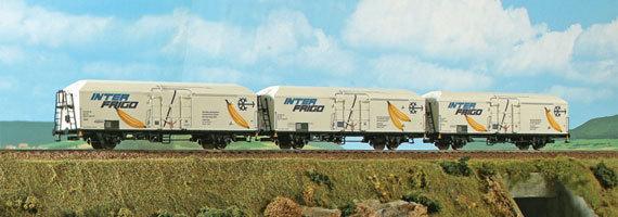 Coffret de 3 wagons interfrigo "bananes"