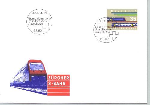 Suisse - enveloppe Inauguration S-Bahn Zürich