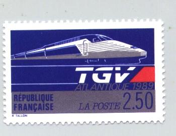 France  -  Timbre TGV Atlantique