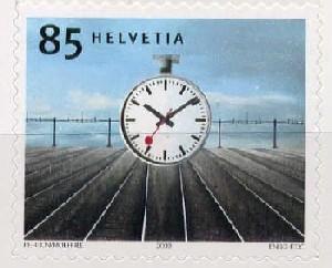 Suisse  -  timbre