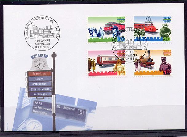 Suisse : enveloppe 150 ans des chemins de fer suisse
