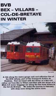 BVB cabine : voyage de Bex à Bretaye, en hiver