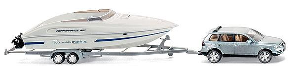 Touareg + remorque à bateau