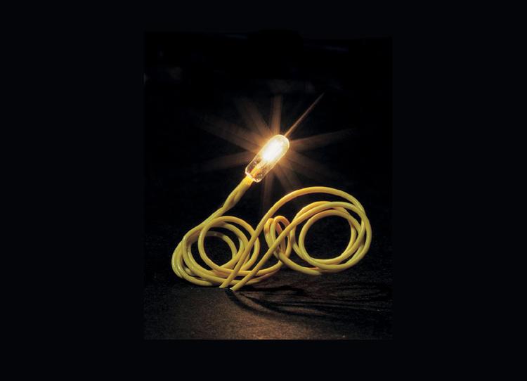 Micro ampoule blanche