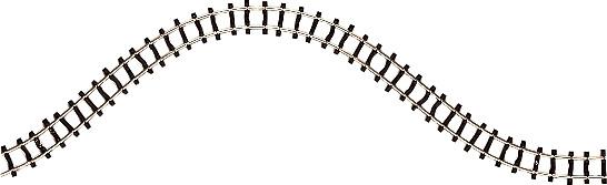 Rail de campagne flexible 730 mm