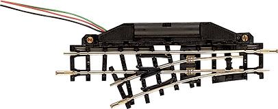 Aiguillage electrique gauche, 24 deg