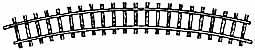 Rail courbe R=330 mm, 30°
